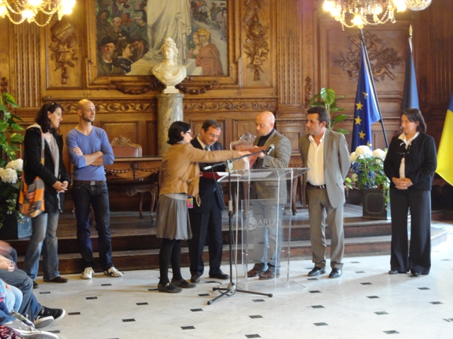 recepcin en la Mairie dArles